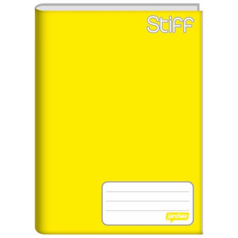 Caderno-Brochura-Stiff-96-Folhas-Amarelo---Jandaia