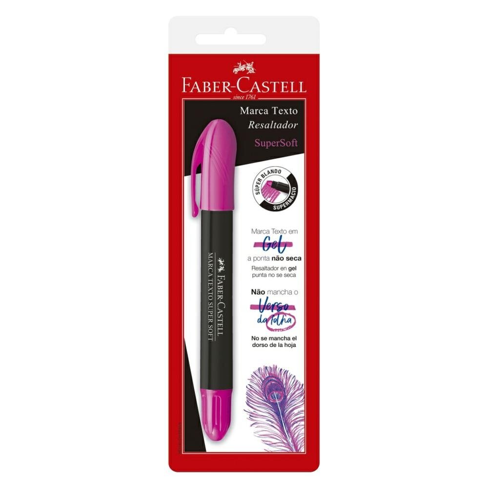 MARCA-TEXTO-SUPERSOFT-ROSA---FABER-CASTELL