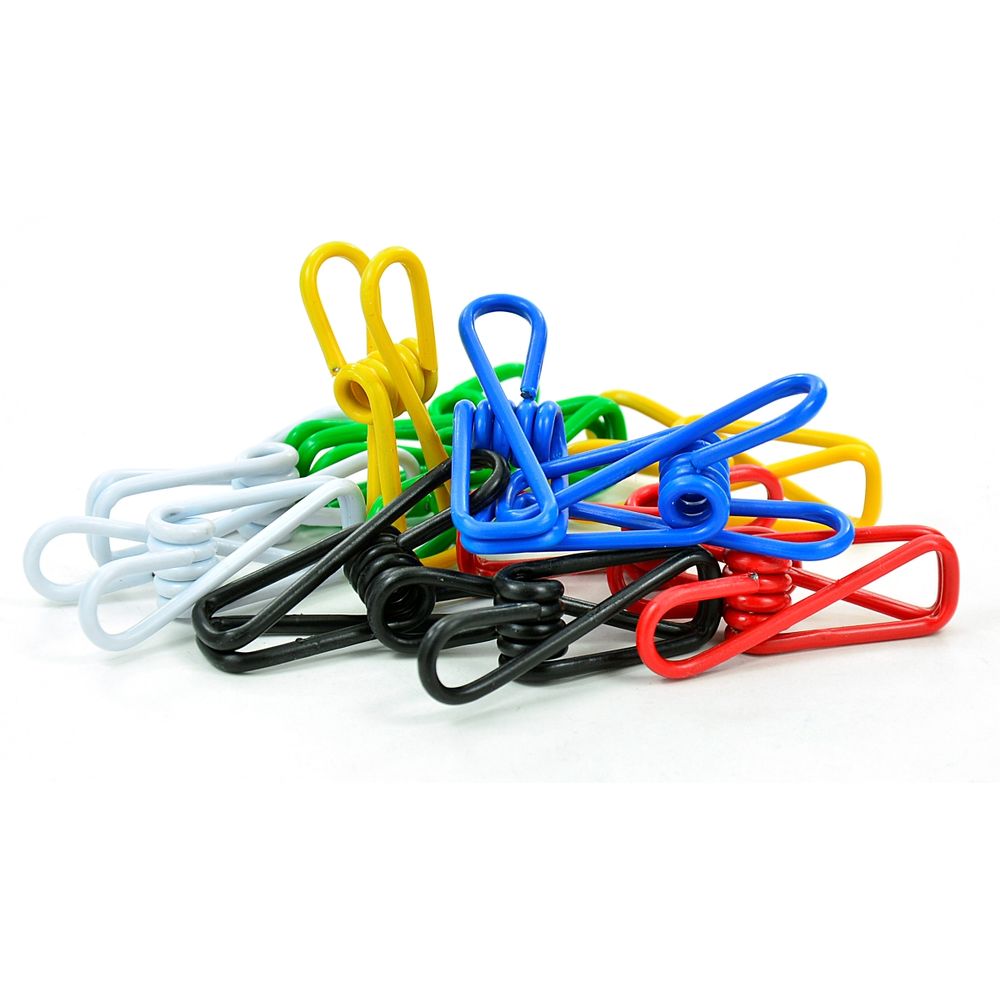 KIT-PRENDEDOR-12PCS-ACO-PVC-CLB0233